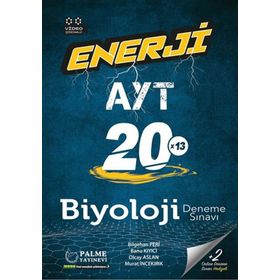 Palme Yayınları Ayt Enerji Biyoloji 20x13 Deneme Sınavı