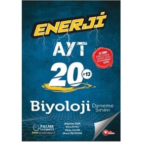 Palme Yayınları Ayt Enerji Biyoloji 20x13 Deneme Sınavı