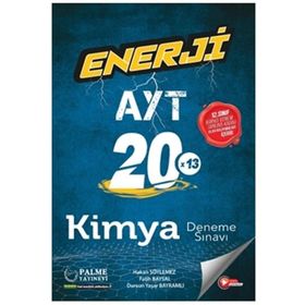 Palme Yayınları AYT Enerji Kimya 20x13 Deneme Sınavı