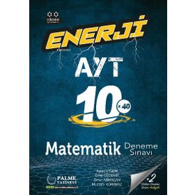 Palme Yayınları AYT Enerji Matematik Video Çözümlü 40x10 Deneme Sınavı
