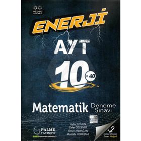 Palme Yayınları AYT Enerji Matematik Video Çözümlü 40x10 Deneme Sınavı