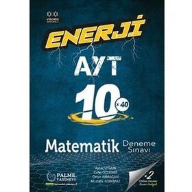 Palme Yayınları AYT Enerji Matematik Video Çözümlü 40x10 Deneme Sınavı
