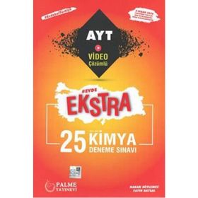 Palme Yayınları AYT Kimya Ekstra 25 Deneme Sınavı