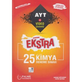 Palme Yayınları AYT Kimya Ekstra 25 Deneme Sınavı