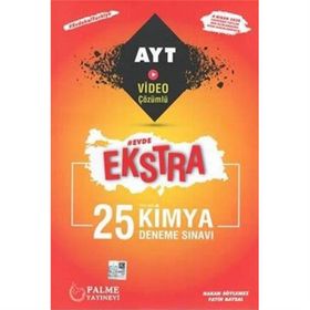 Palme Yayınları AYT Kimya Ekstra 25 Deneme Sınavı