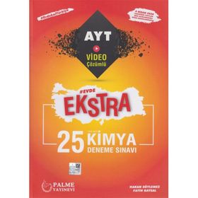 Palme Yayınları AYT Kimya Ekstra 25 Deneme Sınavı