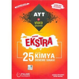 Palme Yayınları AYT Kimya Ekstra 25 Deneme Sınavı