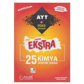 Palme Yayınları AYT Kimya Evde Ekstra 25 Deneme Sınavı