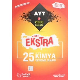 Palme Yayınları AYT Kimya Evde Ekstra 25 Deneme Sınavı