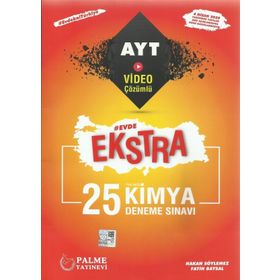 Palme Yayınları AYT Kimya Evde Ekstra 25 Deneme Sınavı