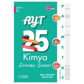 Palme Yayınları AYT Kimya Palmetre Video Çözümlü 25 Deneme