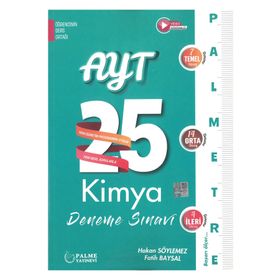 Palme Yayınları AYT Kimya Palmetre Video Çözümlü 25 Deneme