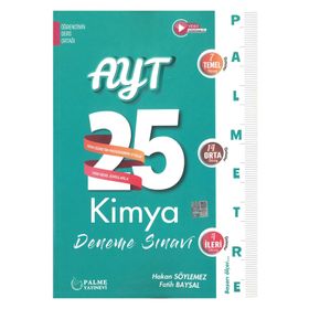 Palme Yayınları AYT Kimya Palmetre Video Çözümlü 25 Deneme