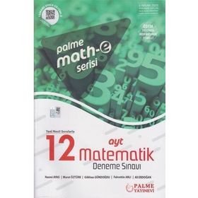 Palme Yayınları AYT Matematik 12 Deneme Sınavı Mathe Serisi