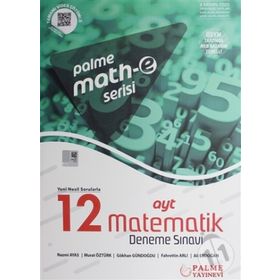 Palme Yayınları AYT Matematik 12 Deneme Sınavı Mathe Serisi