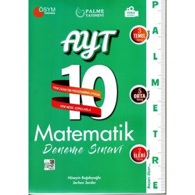 Palme Yayınları AYT Matematik Palmetre 10 Deneme Sınavı