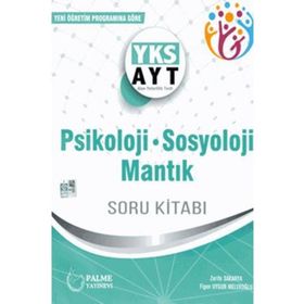 Palme Yayınları AYT Psikoloji Sosyoloji Mantık Soru Kitabı