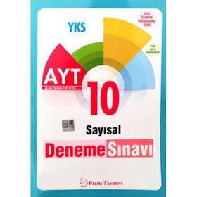Palme Yayınları AYT Sayısal 10 Deneme Sınavı