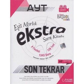 Palme Yayınları AYT Tüm Dersler Eşit Ağırlık Ekstra Son Tekrar Soru Kitabı