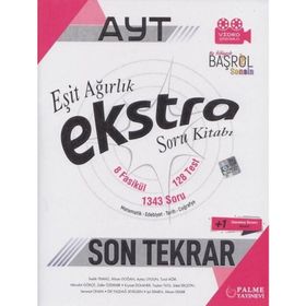 Palme Yayınları AYT Tüm Dersler Eşit Ağırlık Ekstra Son Tekrar Soru Kitabı