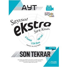 Palme Yayınları AYT Tüm Dersler Sayısal Ekstra Son Tekrar Soru Kitabı
