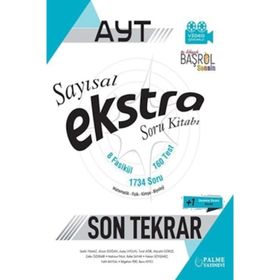 Palme Yayınları AYT Tüm Dersler Sayısal Ekstra Son Tekrar Soru Kitabı