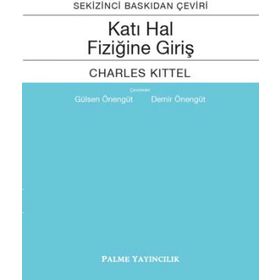 Palme Yayınları Katı Hal Fiziğine Giriş