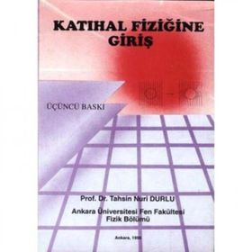 Palme Yayınları Katı Hal Fiziğine Giriş