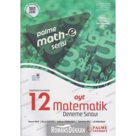 Palme Yayınları Math-e Serisi AYT Matematik 12 Deneme Sınavı