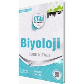 Palme Yayınları Tamamı Video Çözümlü AYT Biyoloji Soru Kitabı
