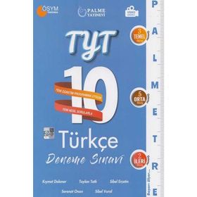 Palme Yayınları Türkçe TYT Palmetre 10 Video Çözümlü Deneme Sınavı