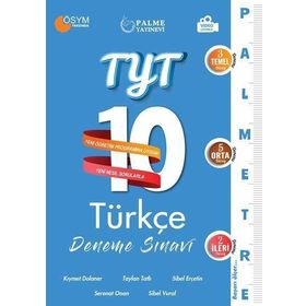 Palme Yayınları Türkçe TYT Palmetre 10 Video Çözümlü Deneme Sınavı