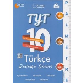 Palme Yayınları Türkçe TYT Palmetre 10 Video Çözümlü Deneme Sınavı
