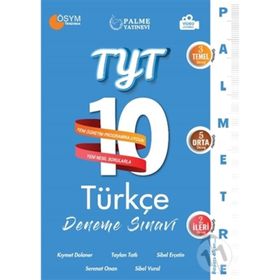 Palme Yayınları Türkçe TYT Palmetre 10 Video Çözümlü Deneme Sınavı