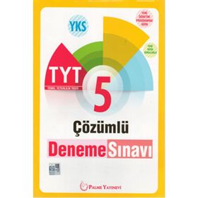 Palme Yayınları TYT 5 Çözümlü Deneme Sınavı
