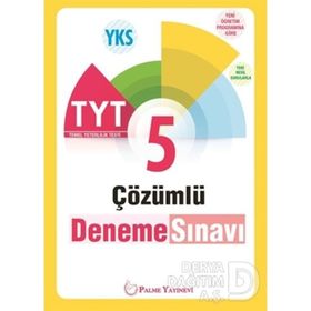 Palme Yayınları TYT 5 Çözümlü Deneme Sınavı
