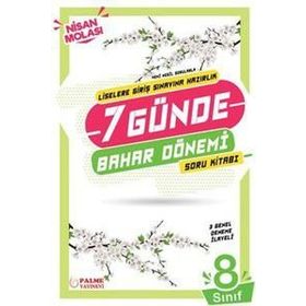 Palme Yayınları TYT AYT 7 Günde Bahar Dönemi Tarih Coğrafya Felsefe Soru Kitabı