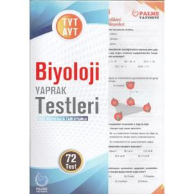 Palme Yayınları TYT AYT Biyoloji Yaprak Testleri