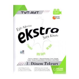 Palme Yayınları Tyt Ayt Eşit Ağırlık Ekstra Soru Kitabı 1. Dönem Tekrarı