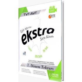 Palme Yayınları Tyt Ayt Eşit Ağırlık Ekstra Soru Kitabı 1. Dönem Tekrarı