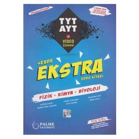 Palme Yayınları TYT AYT Fizik Kimya Biyoloji Evde Ekstra Soru Kitabı