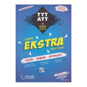 Palme Yayınları TYT AYT Fizik Kimya Biyoloji Evde Ekstra Soru Kitabı
