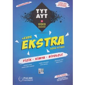 Palme Yayınları TYT AYT Fizik Kimya Biyoloji Evde Ekstra Soru Kitabı