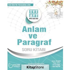 Palme Yayınları TYT AYT KPSS ALES DGS Anlam ve Paragraf Soru Kitabı