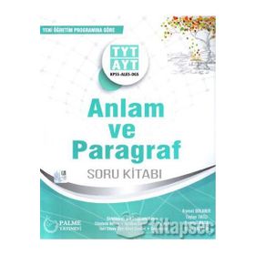 Palme Yayınları TYT AYT KPSS ALES DGS Anlam ve Paragraf Soru Kitabı