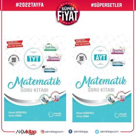 Palme Yayınları Tyt Ayt Matematik Soru Bankası Seti 2 Kitap