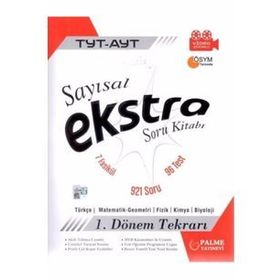 Palme Yayınları Tyt-Ayt Sayısal Ekstra Soru Kitabı 1. Dönem Tekrarı