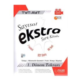 Palme Yayınları Tyt-Ayt Sayısal Ekstra Soru Kitabı 1. Dönem Tekrarı