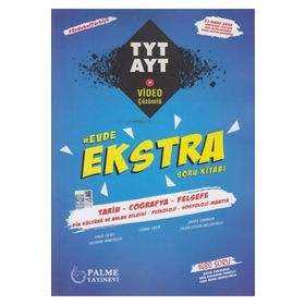 Palme Yayınları TYT AYT Tarih Coğrafya Felsefe Evde Ekstra Soru Kitabı
