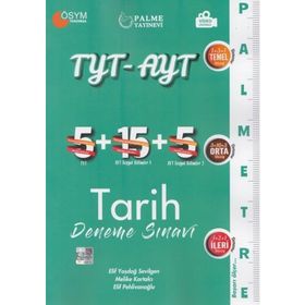 Palme Yayınları Tyt Ayt Tarih Deneme Sınavı